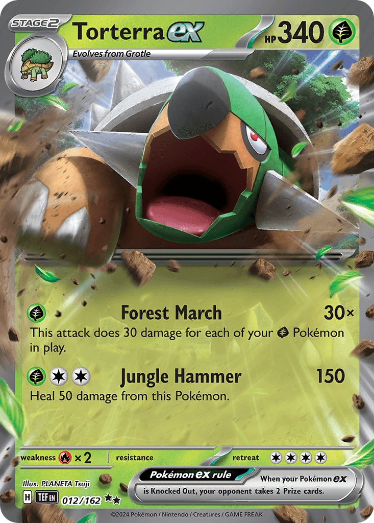 Torterra ex, 12/162, Standard