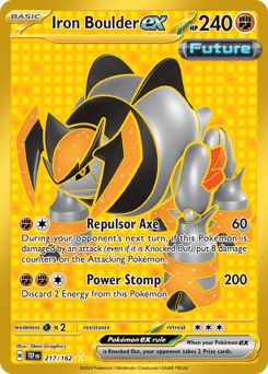 Iron Boulder ex, 217/162, Standard