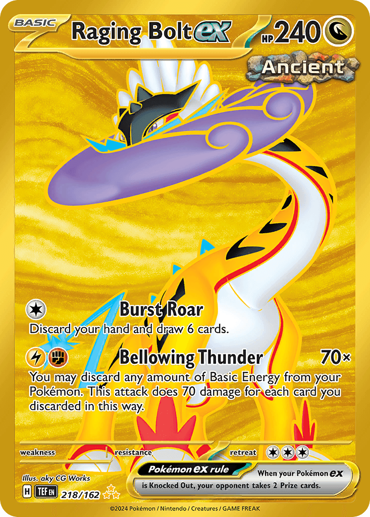 Raging Bolt ex, 218/162, Standard