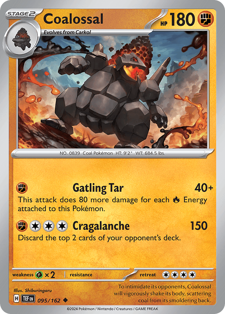 Coalossal, 95/162, Standard