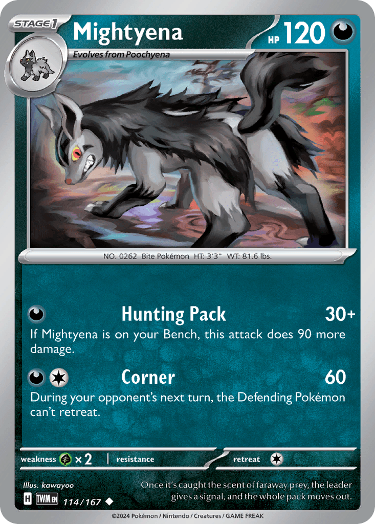 Mightyena, 114/167, Standard