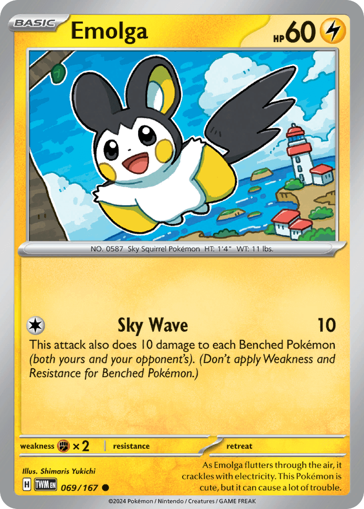 Emolga, 69/167, Standard