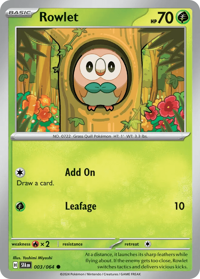 Rowlet, 3/64, Standard