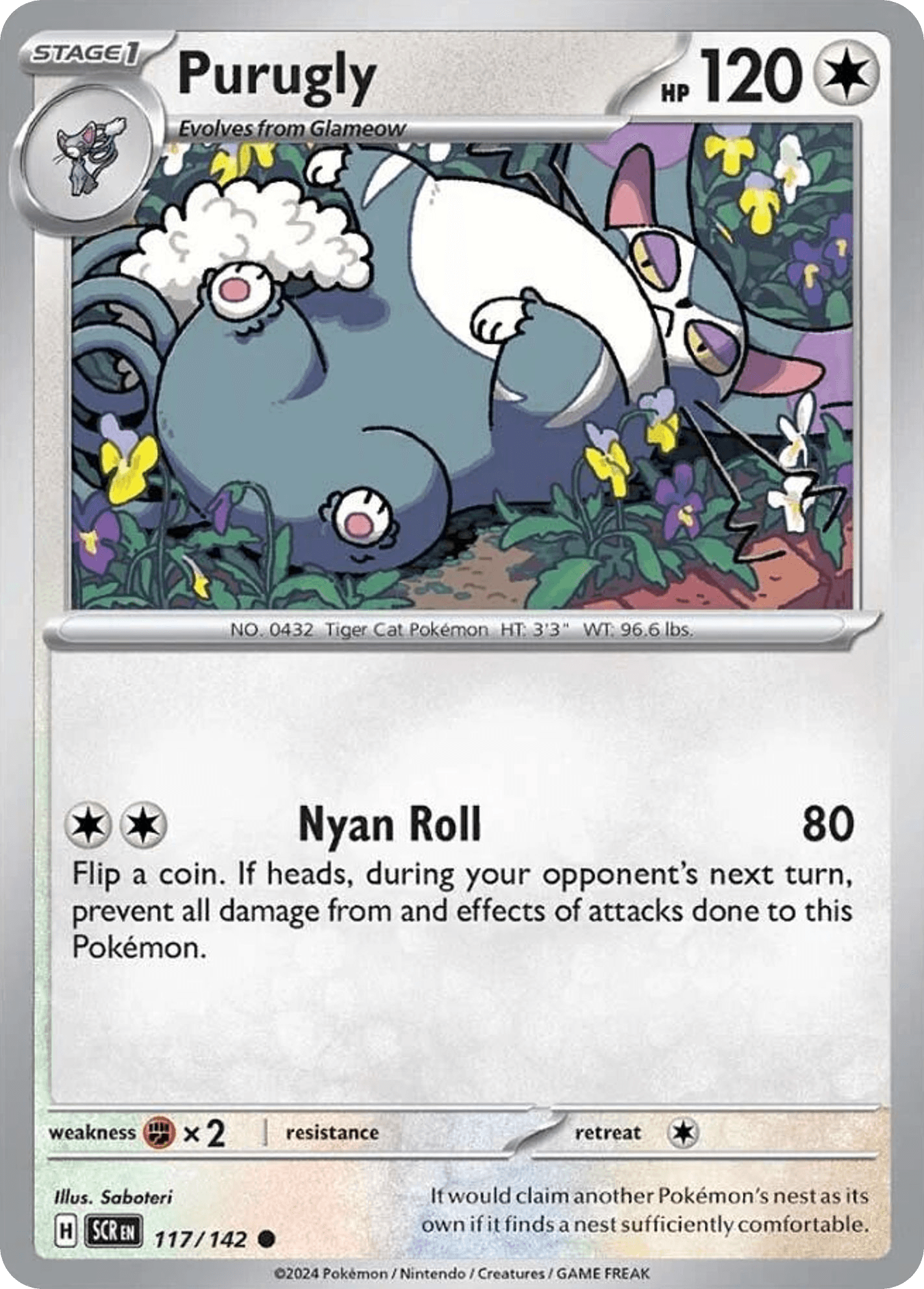 Purugly, 117/142, Standard