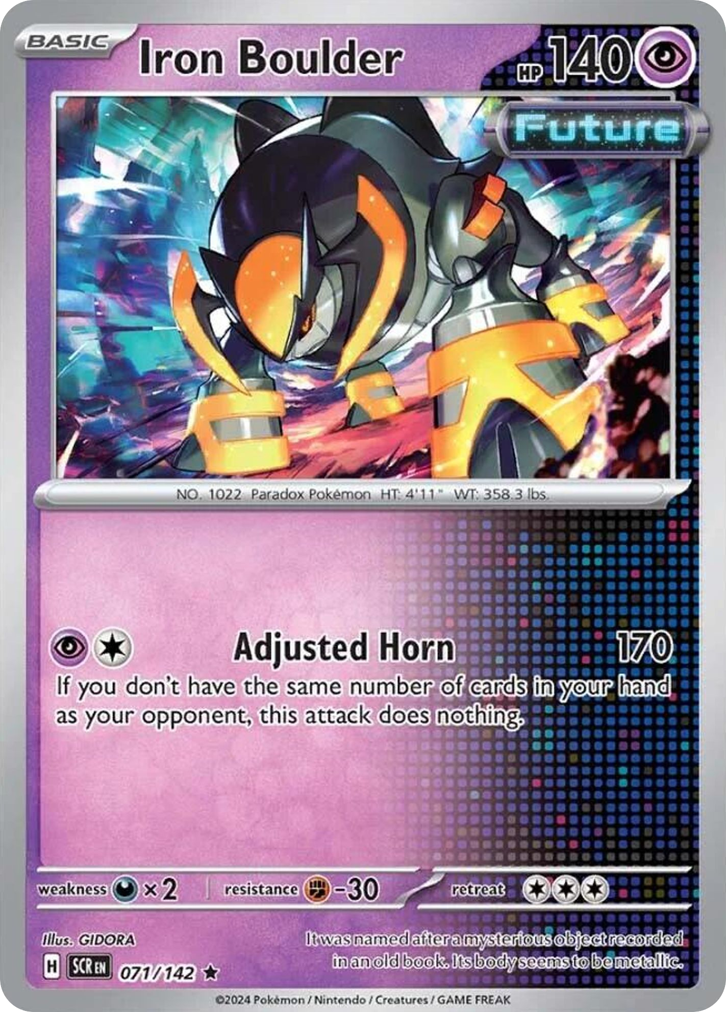Iron Boulder, 71/142, Standard