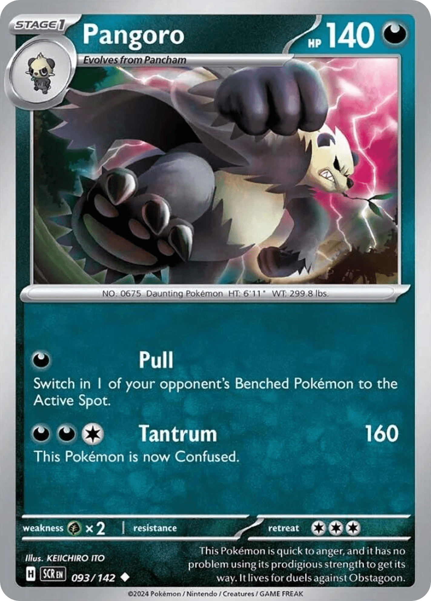 Pangoro, 93/142, Standard