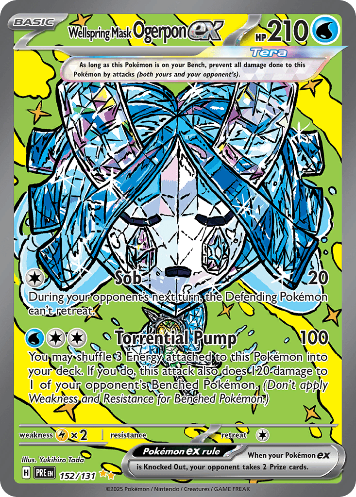 Wellspring Mask Ogerpon ex, 152/131, Standard