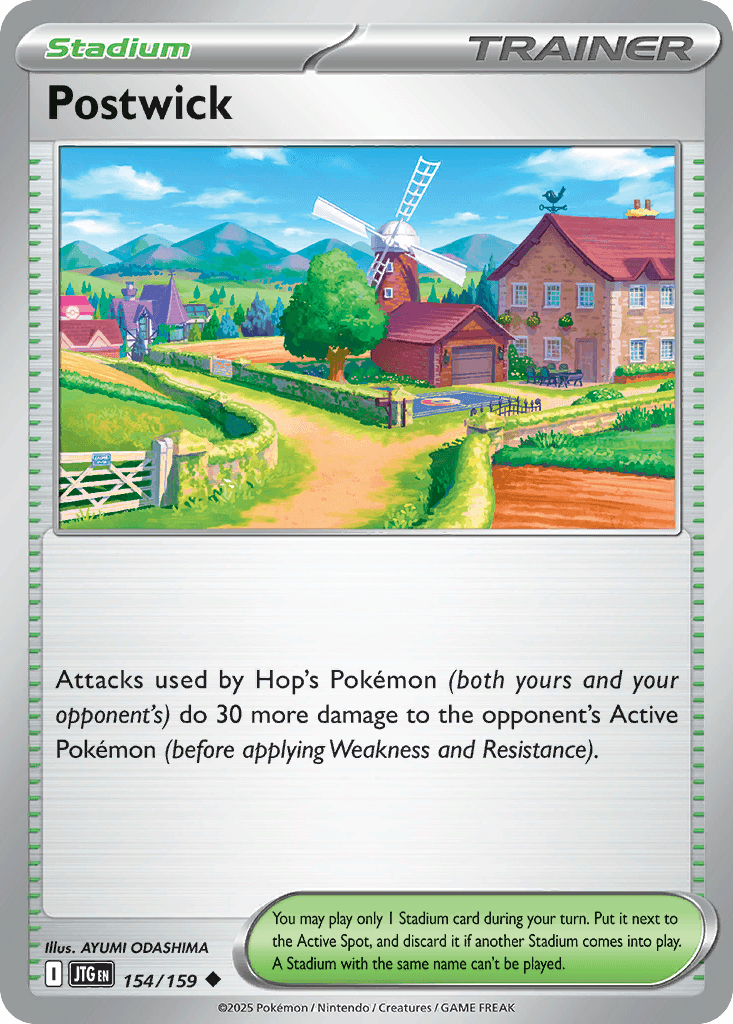 Postwick, 154/159, Standard