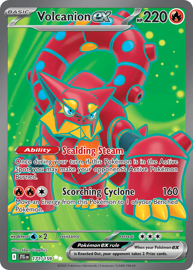 Volcanion ex, 171/159, Standard