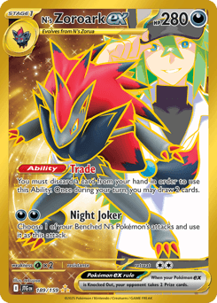 N's Zoroark ex, 189/159, Standard