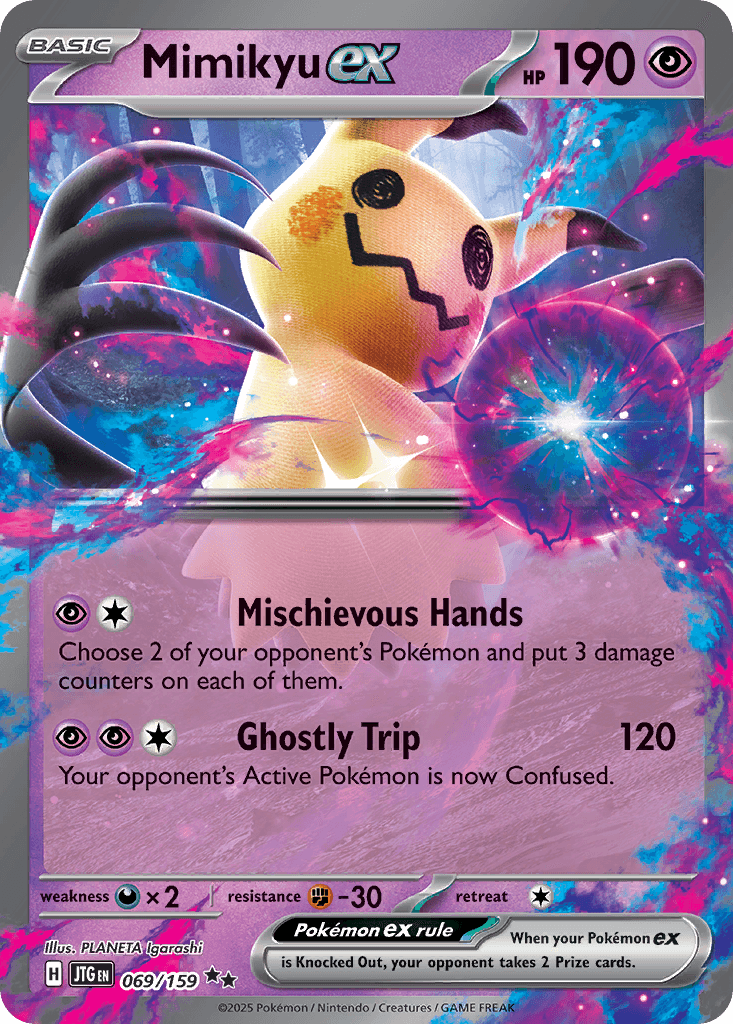 Mimikyu ex, 69/159, Standard