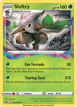 Shiftry, 13/196, Standard