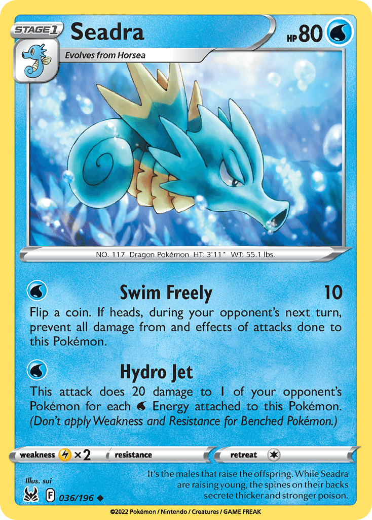 Seadra, 36/196, Standard