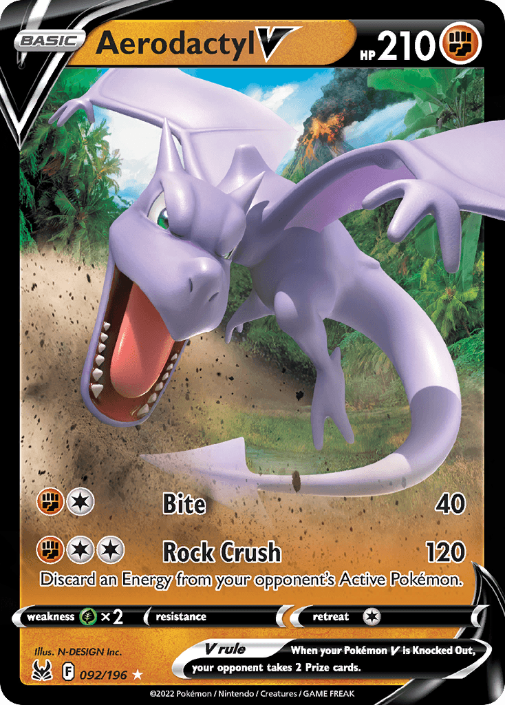 Aerodactyl V, 92/196, Standard