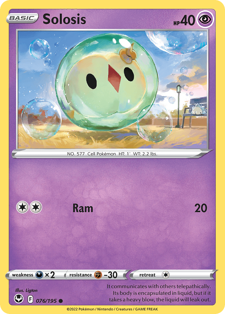 Solosis, 76/195, Standard