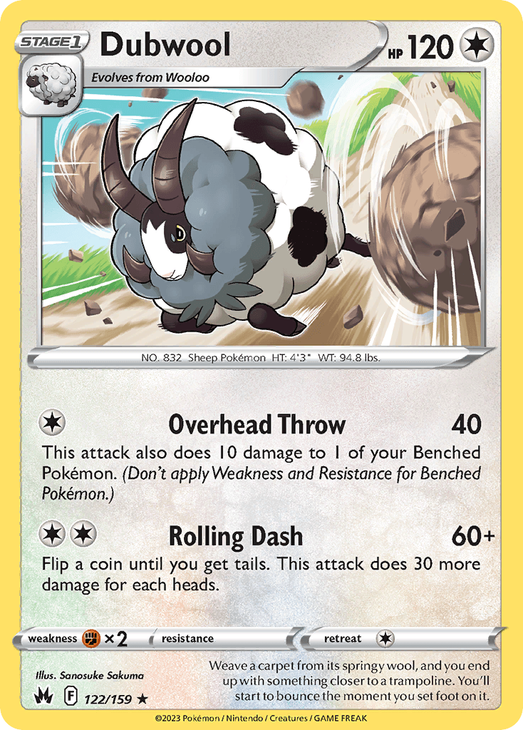 Dubwool, 122/159, Standard