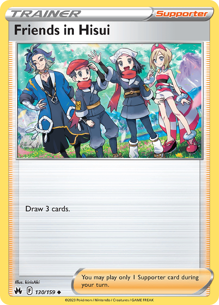Friends in Hisui, 130/159, Standard