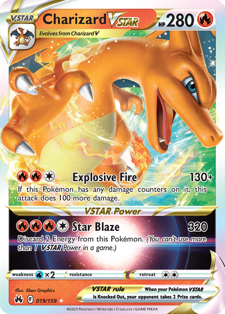 Charizard VSTAR, 19/159, Standard