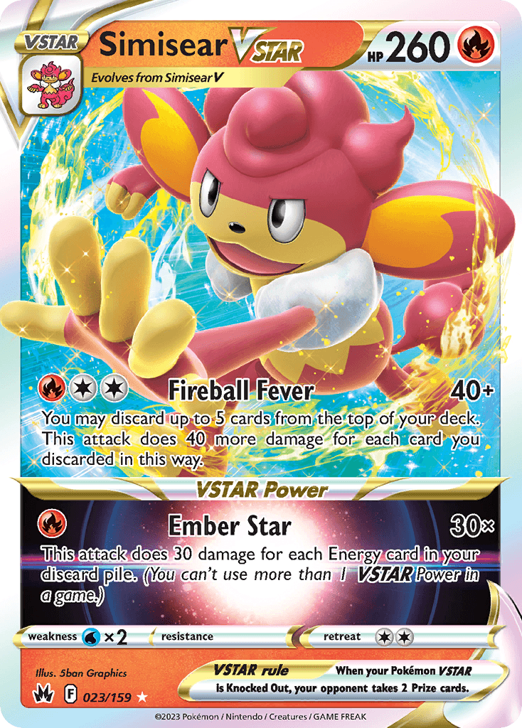 Simisear VSTAR, 23/159, Standard