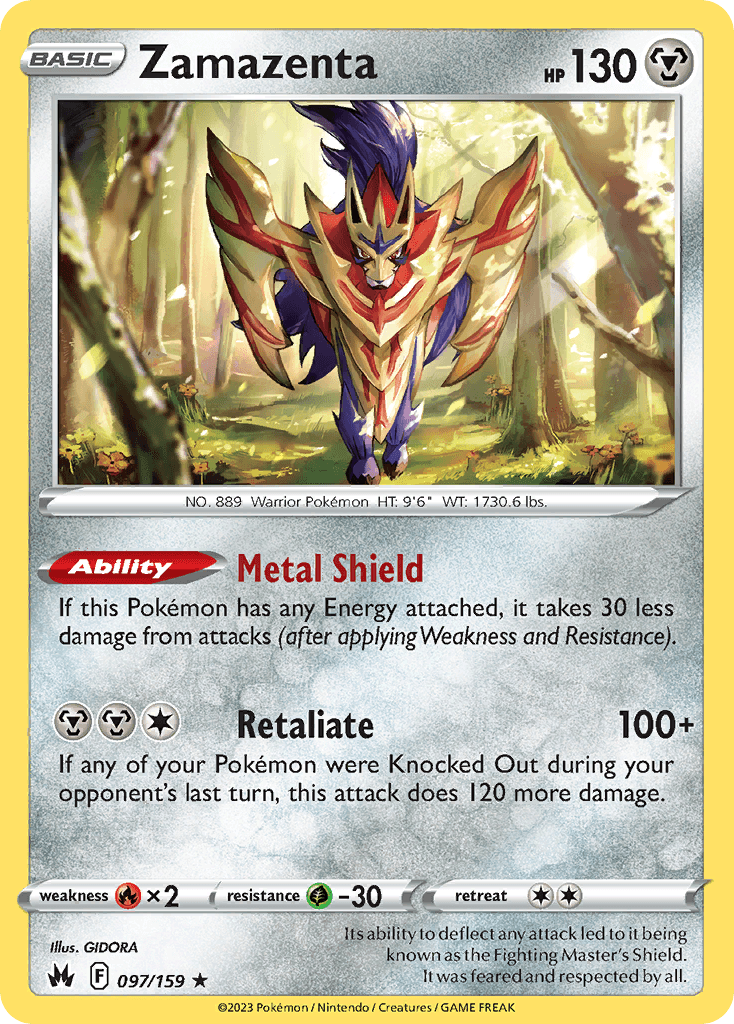 Zamazenta, 97/159, Standard