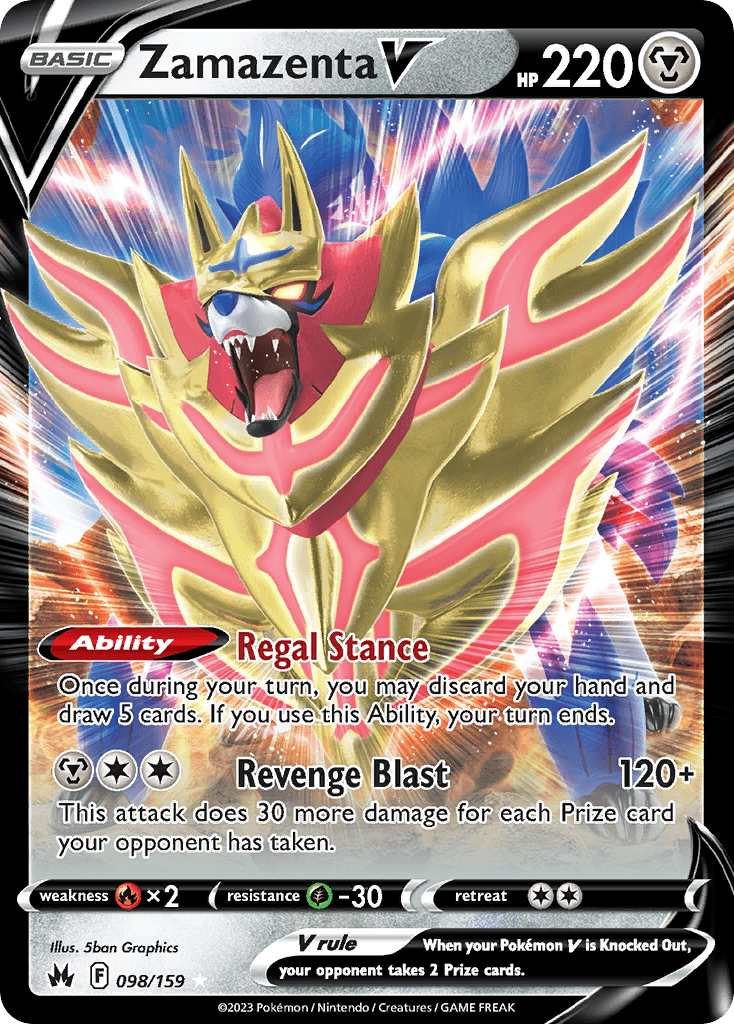 Zamazenta V, 98/159, Standard