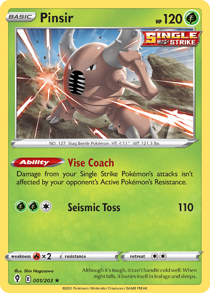 Pinsir, 1/203, Standard