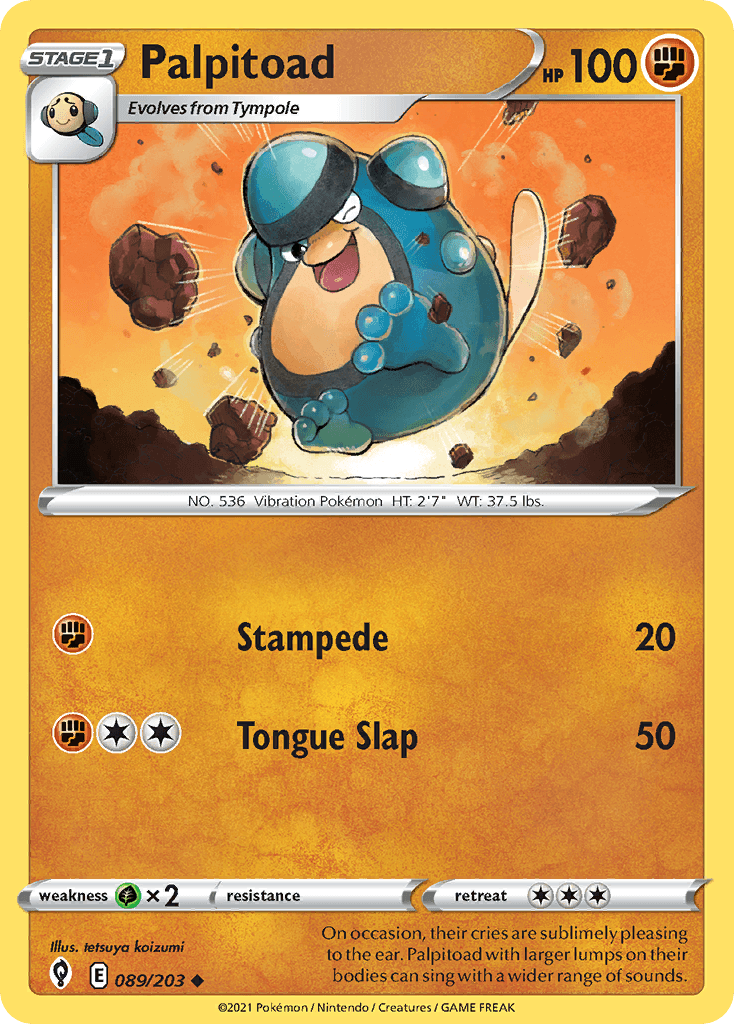 Palpitoad, 89/203, Standard