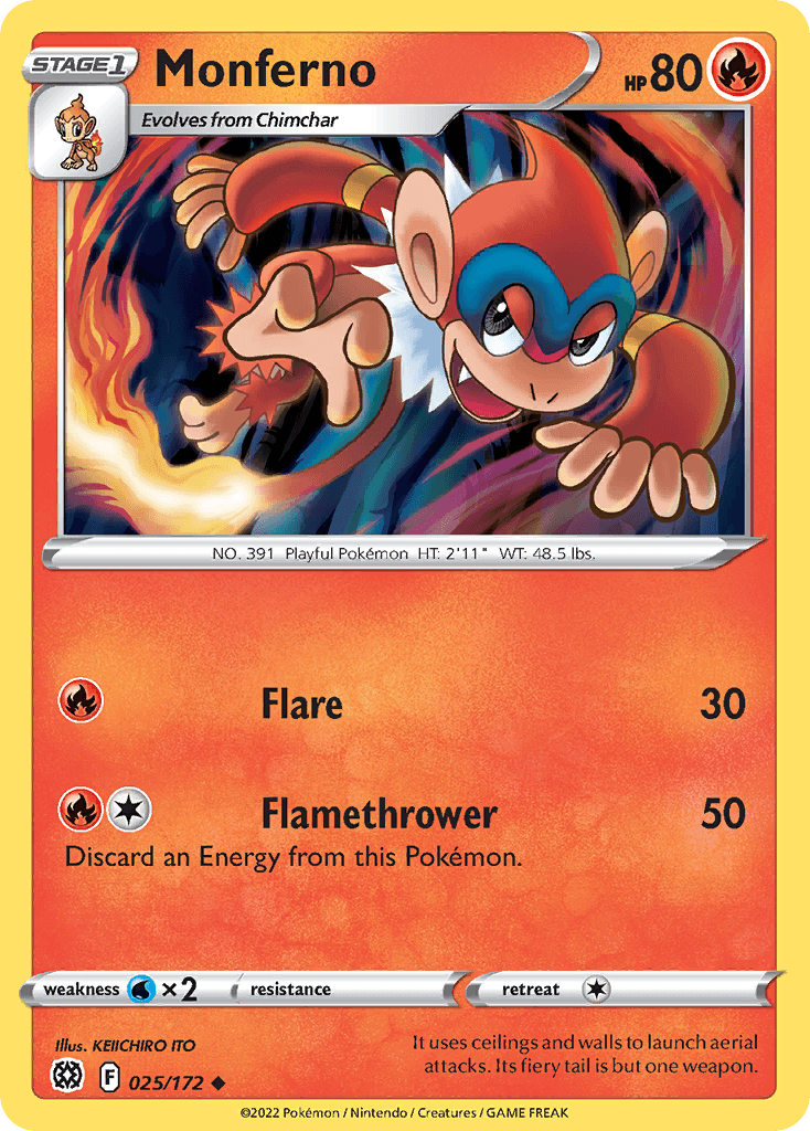 Monferno, 25/172, Standard
