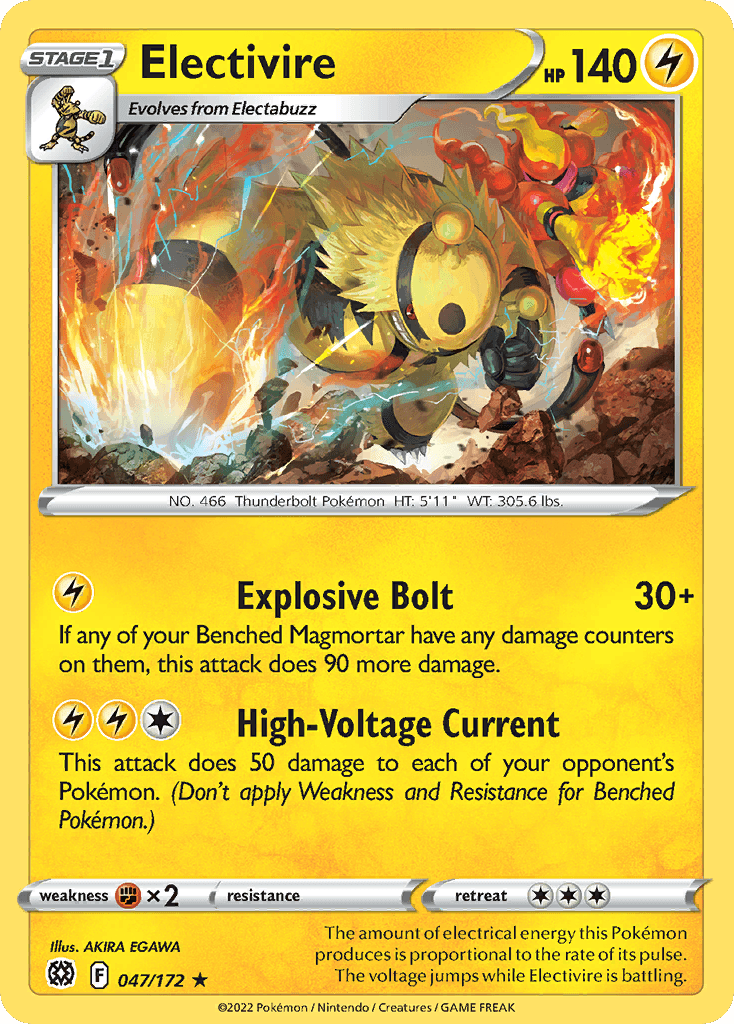 Electivire, 47/172, Standard