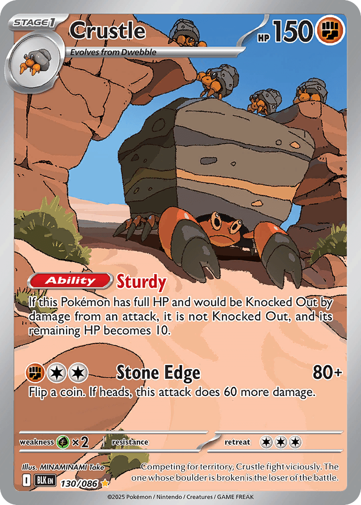 Crustle, 130/86, Standard