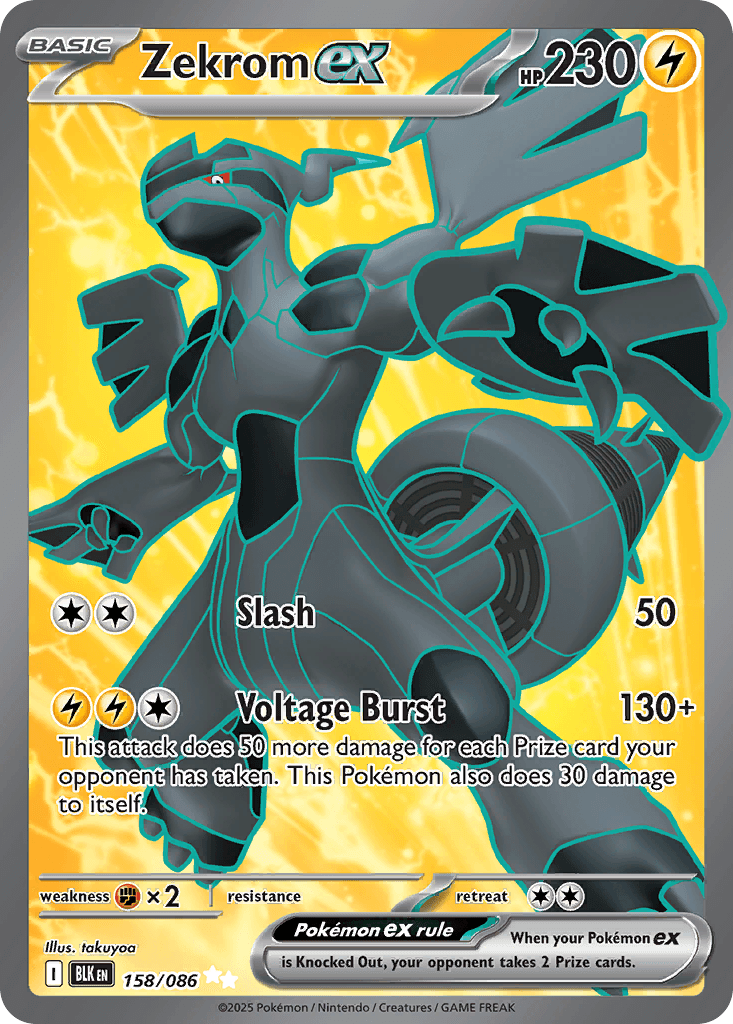 Zekrom ex, 158/86, Standard