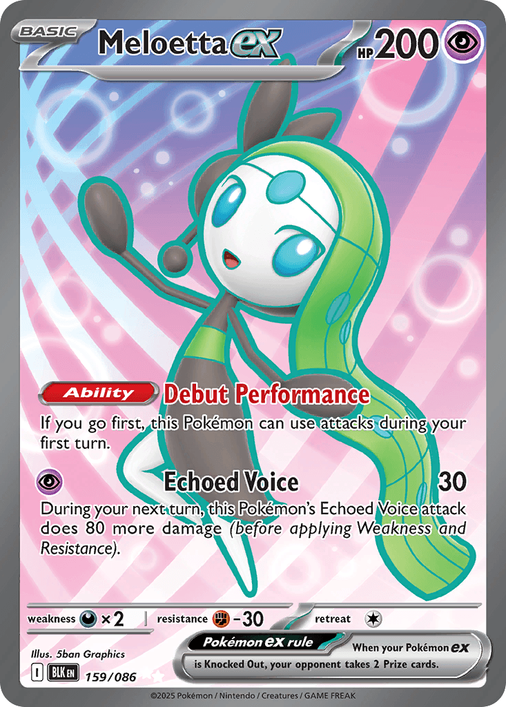 Meloetta ex, 159/86, Standard