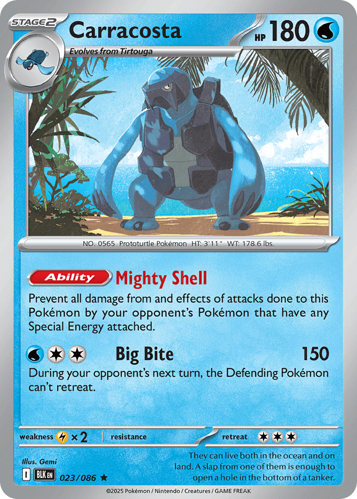 Carracosta, 23/86, Standard