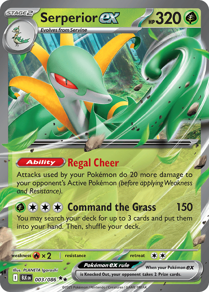 Serperior ex, 3/86, Standard